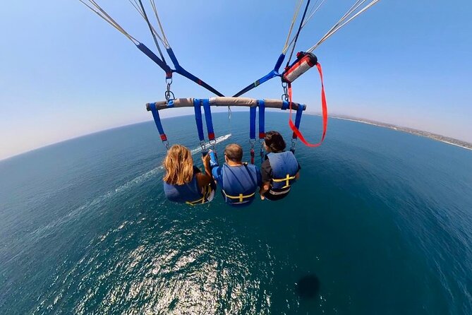 1 Hour Shared Parasailing Adventure in Oceanside - Leaving Oceanside Harbor for the Coast