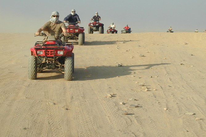 2 Hours Semi-submarine, and 3 Hours ATV Safari, Camel Ride, & Parachute-Hurghada - The Bedouin village stop and camel option