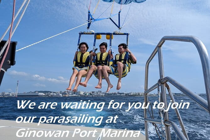 200m Parasailing Experience in Okinawa depart from Ginowan Marina - Leaving Ginowan Marina for the open sea
