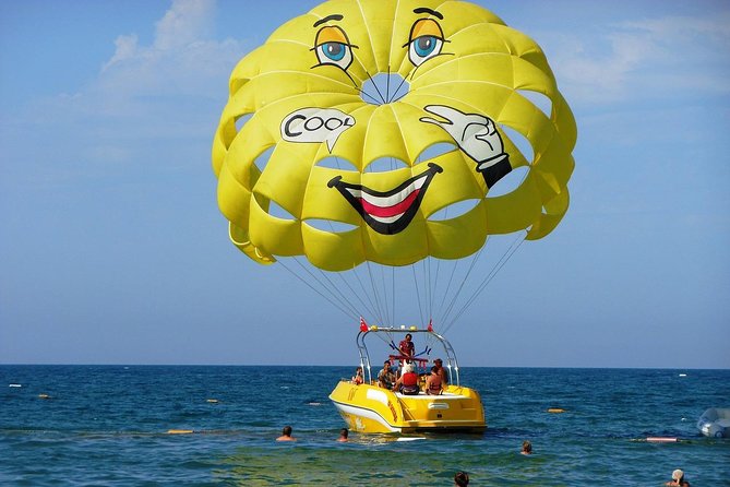 Adventure Parasailing Fly High Experience - Hurghada - What the Hurghada parasail feels like from the boat