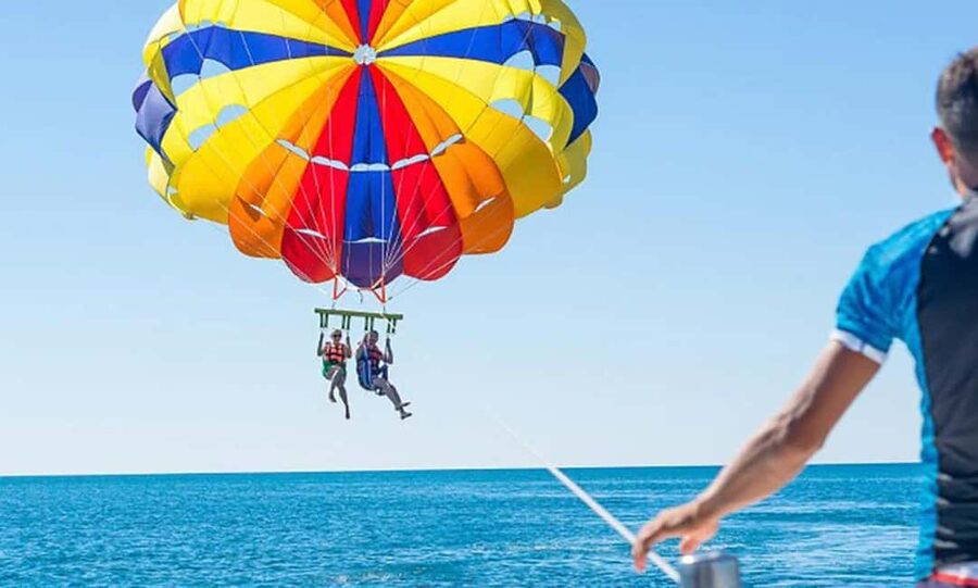 Alanya: Parasailing Adventure - Taking off above Alanya’s turquoise sea