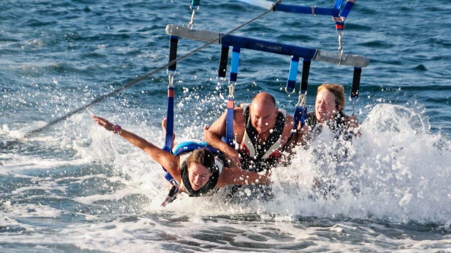Albufeira: Single, Double or Triple Parasailing Tour - The Water Dip and Landing