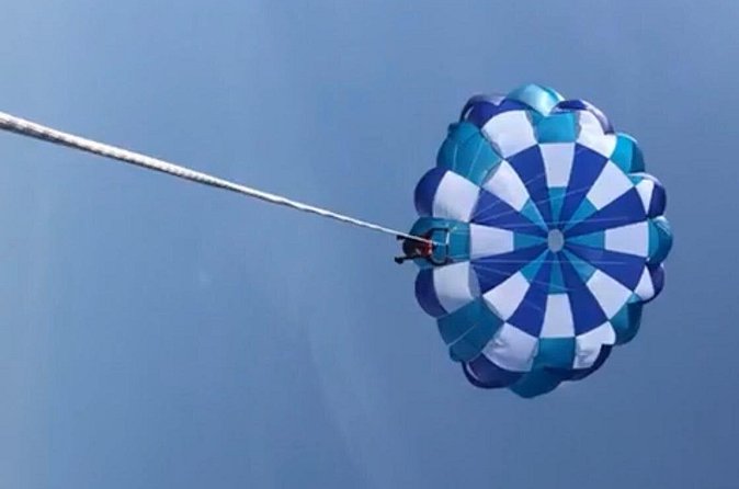 Andaman FlyAir Parasailing - The gentle water dip before returning