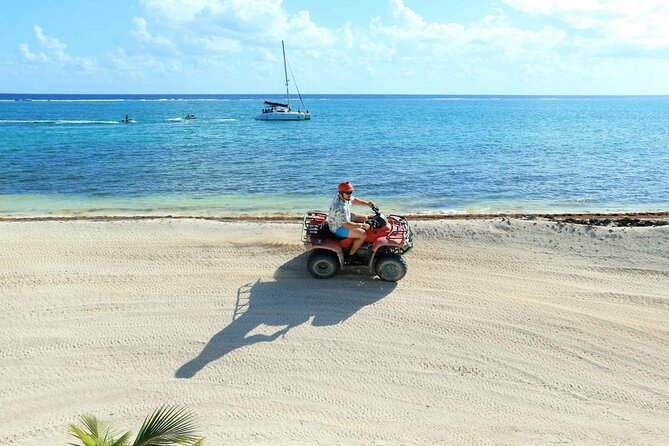 ATV with Speedboat, Waverunner, or Parasailing - The beach club and included meal