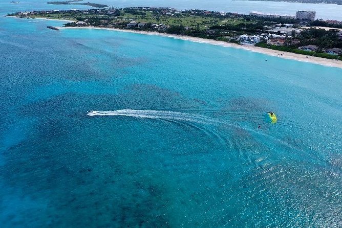 Bahamas Watersports Adventure: Parasail, Jet Ski, Banana Boat - Parasailing above Paradise Island