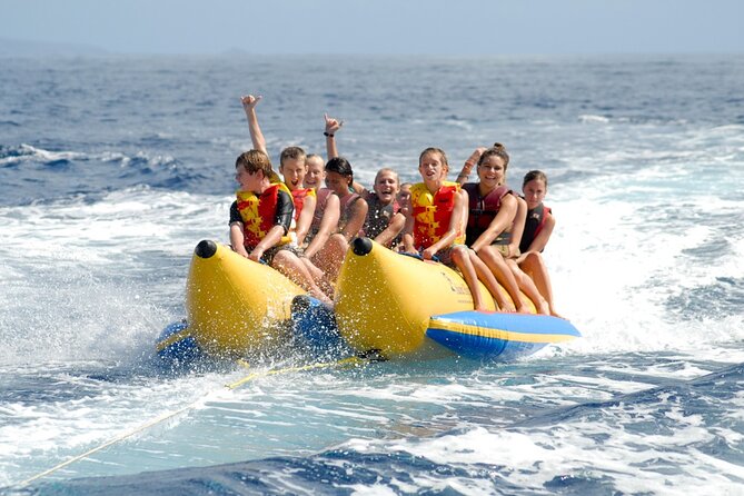 Bali Parasailing Adventure, Jet Ski, Banana Boat , Donat Boat, with Transport - Parasailing above Tanjung Benoa Beach