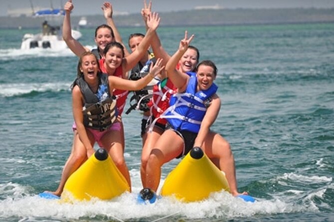 Bali Parasailing Adventure, Jet Ski, Banana Boat , Donat Boat, with Transport - Banana Boat and Donut Boat rides