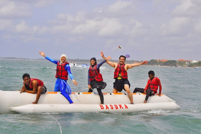 Bali Water Sport: Parasailing - Sea Walker -Jet Ski - Fly Board - Photos, transport, and small extra costs