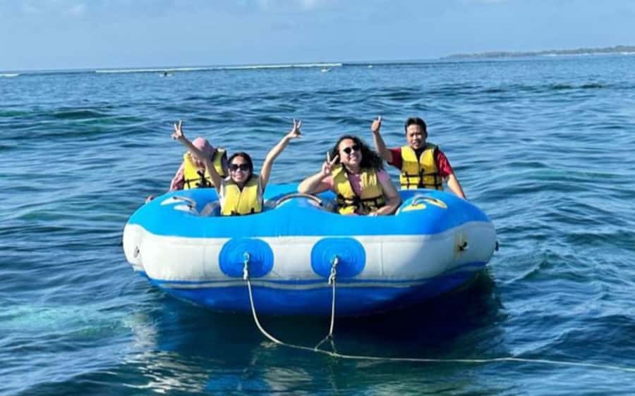 Bali: Watersport Rolling Donut Parasailing Jetski Exclusive - The rolling donut ride brings the laughs