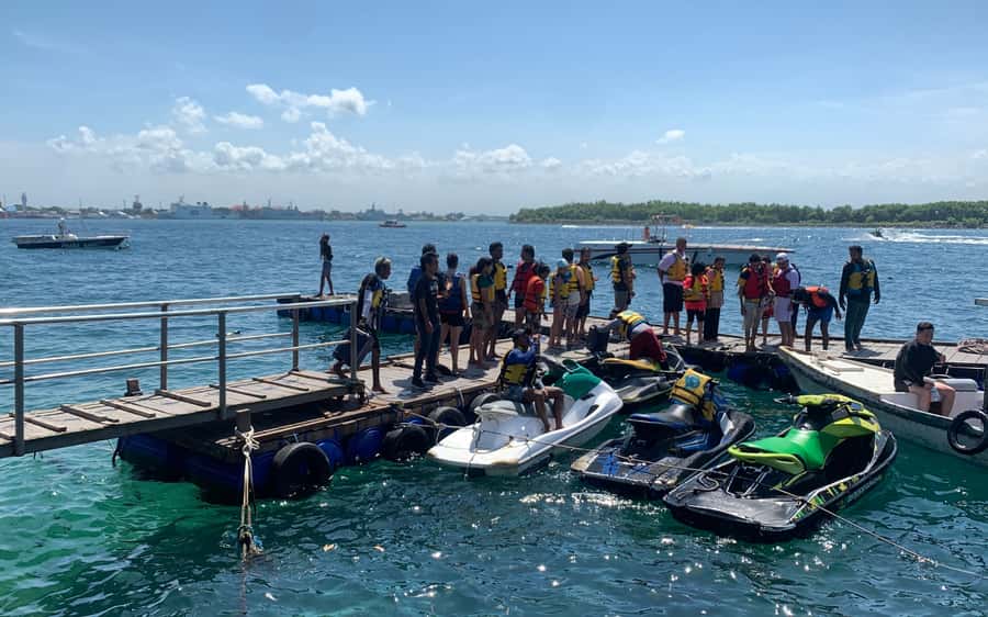Bali: Watersport Rolling Donut Parasailing Jetski Exclusive - Arriving at Tanjung Benoa Beach