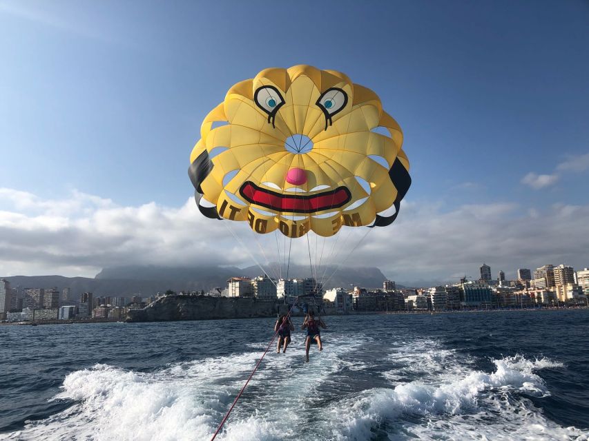 Benidorm: Parasailing Boat Trip with Costa Blanca Views - Seeing Benidorm from behind the boat