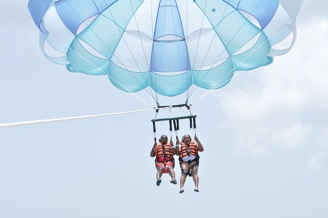 Best Parasailing Cozumel + Locker - Returning to the pool, locker, and showers