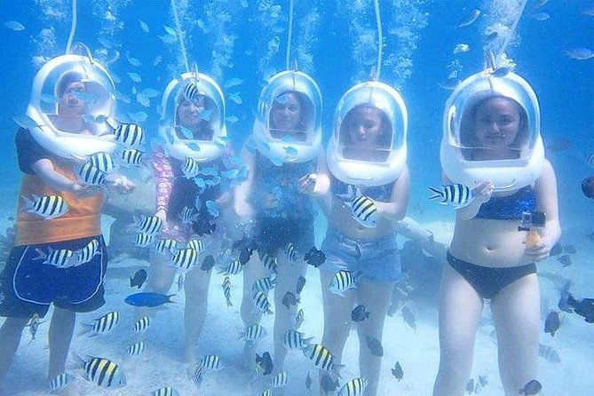 Boracay Island Hopping + Hot Kawa + Parasailing + Helmet Diving - Lunch and the hot kawa bath at Tabon Beach