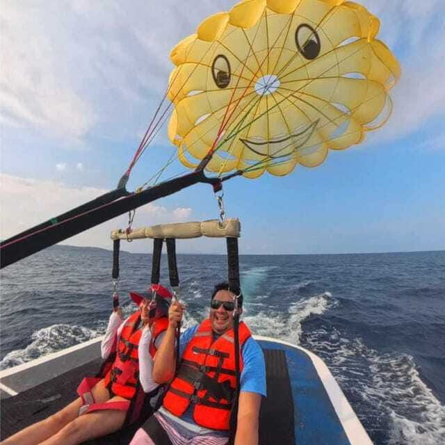 Boracay: Parasailing Adventure with Insta 360-Degree Camera - What the Boracay view looks like from 150 feet