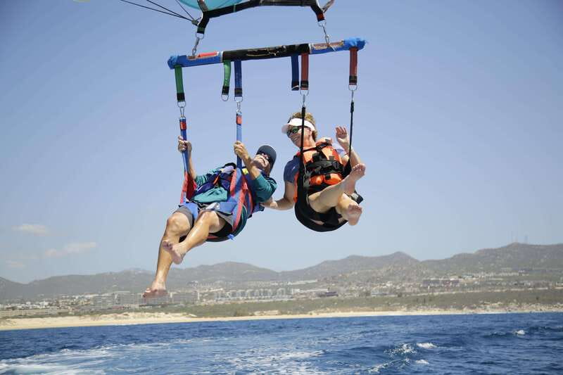 Cabo San Lucas: Parasailing Experience - From La Terminal de Cabo to the open bay