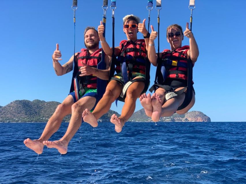 Cala Bona: Parasailing Experience - The safety briefing and the weight rules
