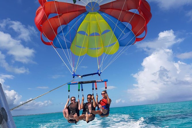 Capt Marvin Watersports / Parasail - Private Tour - Floating above Providenciales at 500 feet