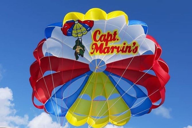 Capt Marvin Watersports / Parasail - Private Tour - From Grace Bay to the flight deck