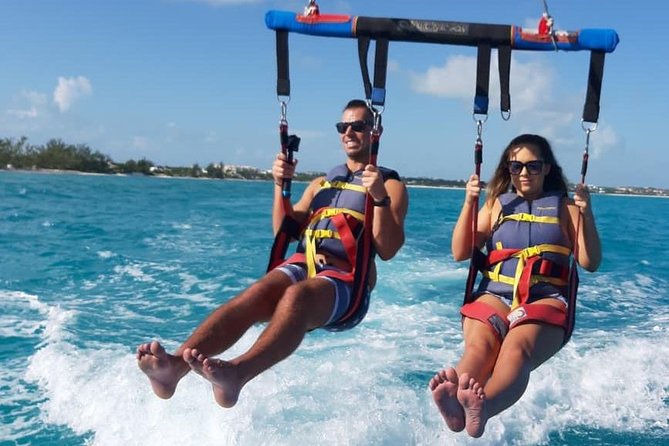 Capt Marvin Watersports / Parasail - Public Tour - A Grace Bay flight with a front-row view
