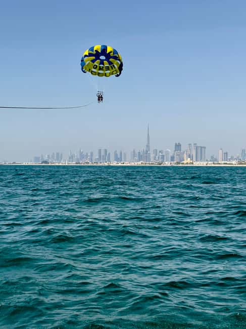 Combo: 30-Min Jet Ski to Burj Al Arab & Solo Parasailing - Key points at a glance