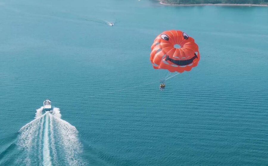 Corfu: Parasailing Adventure Near Corfu Town - The five-minute boat ride along Corfu’s coast