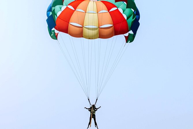 Corfu Parasailing - Fly High in the Sky - The safety briefing and harness setup