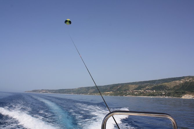 Double Parasailing flight to Tropea in Small Group - Why Tropea looks different from the air