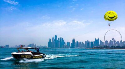Dubai Jumeirah Parasailing adventure with breathtaking views