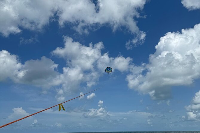 Experience Parasailing in Sarasota - Taking off from Ken Thompson Parkway