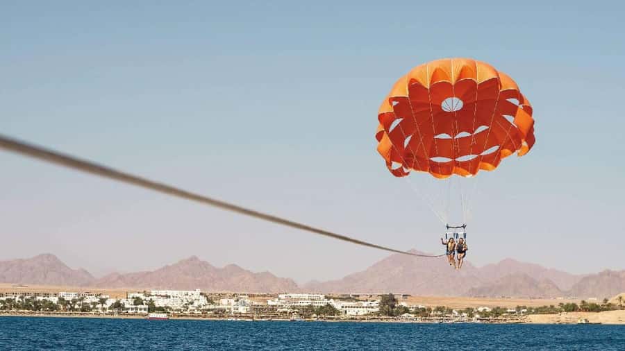 From Sharm El-Sheikh: Sharm El-Maya Parasailing Adventure - Four minutes above the coast