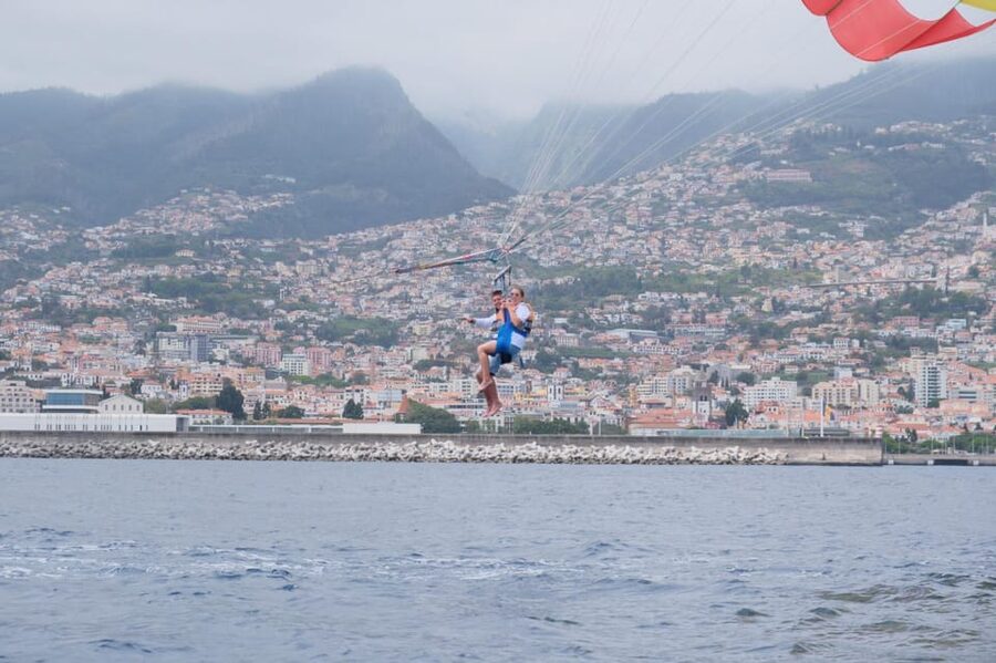 Funchal: Parasailing Tour on the Coast of Madeira Island - Leaving Marina Nova do Funchal