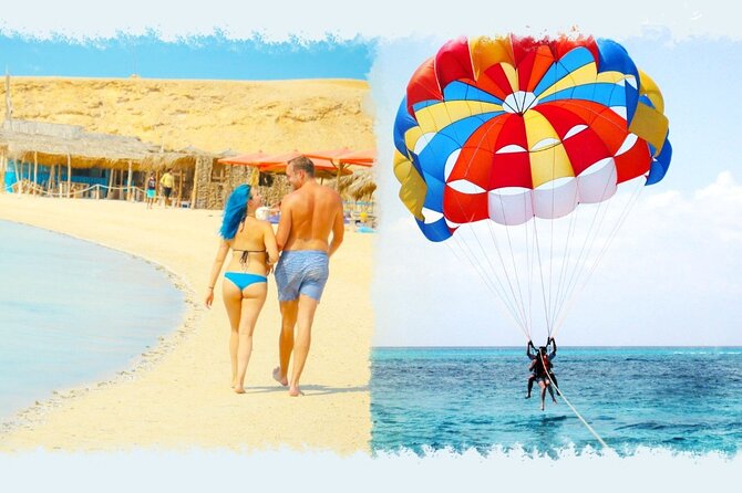 Giftun Hula Hula Island Sea Trip and Parasailing & lunch-HURGHADA - A full Red Sea day from Hurghada