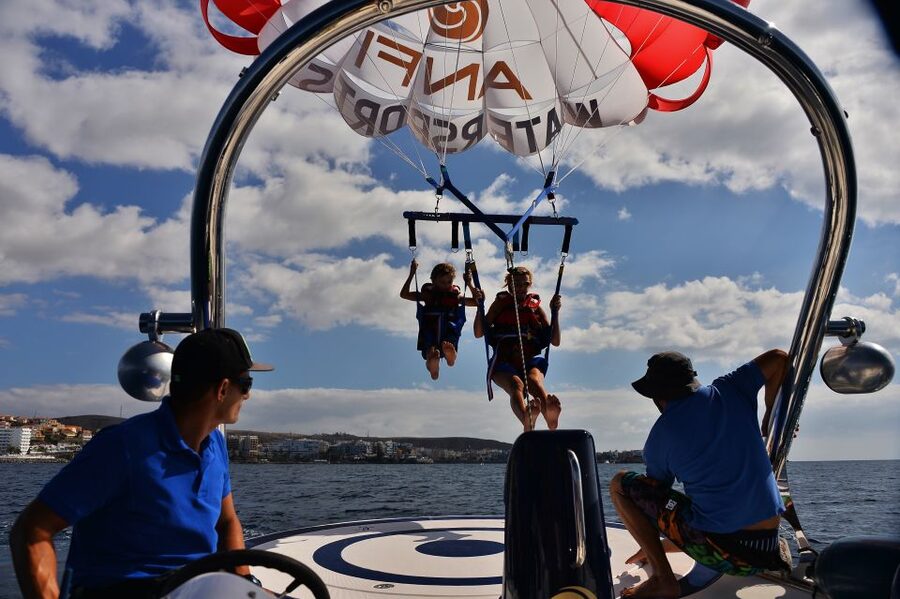 Gran Canaria: 1 to 3 Person Parasail over Anfi Beach - What ten minutes in the air feels like
