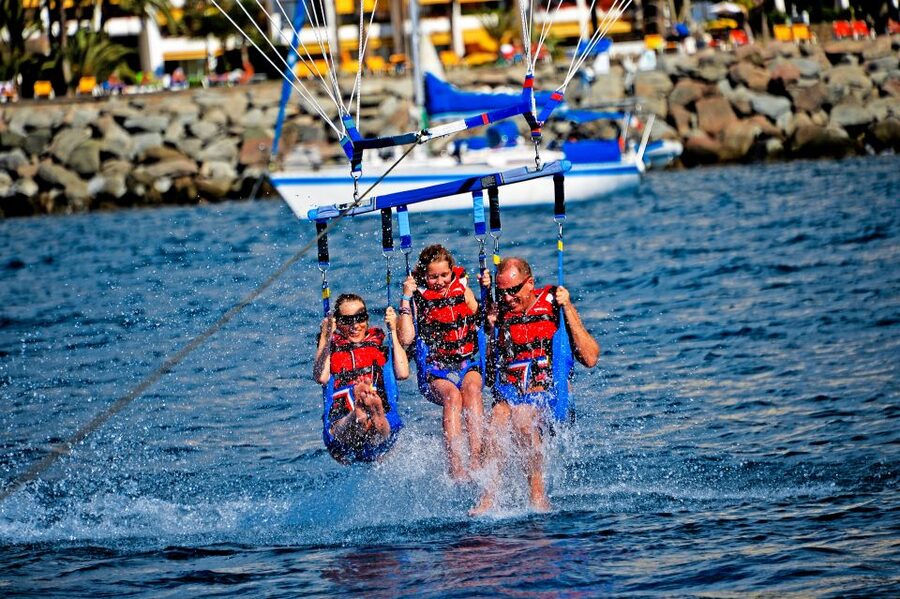Gran Canaria: 1 to 3 Person Parasail over Anfi Beach - Photos, videos, and the cost of the memory
