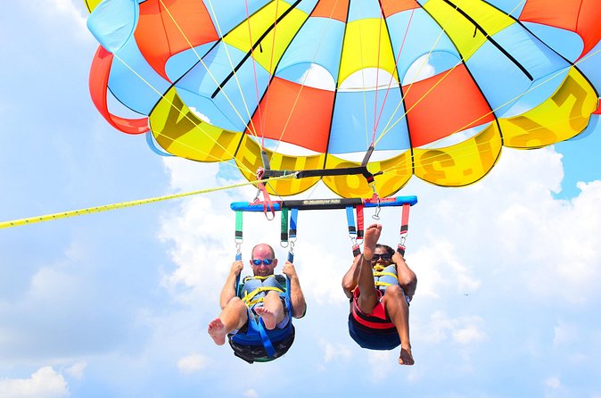 High Life Parasail - What the crew adds to the ride