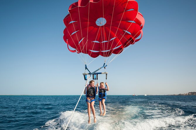 Hula Hula Island by Catamaran with Parasailing Fly - Hurghada - Snorkeling over Red Sea life