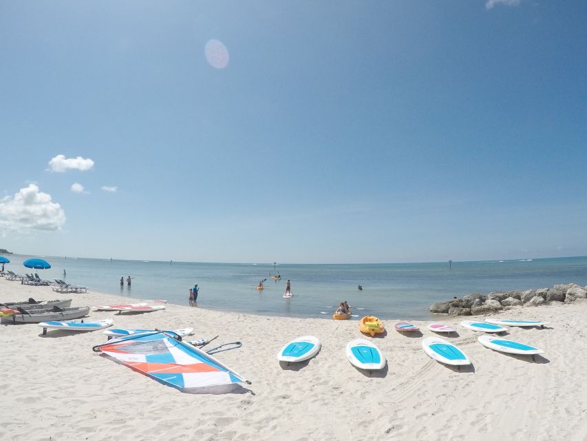 Key West: All-Day Watersports Beach Pass With Parasailing - Tubing and windsurfing for the active part of the day