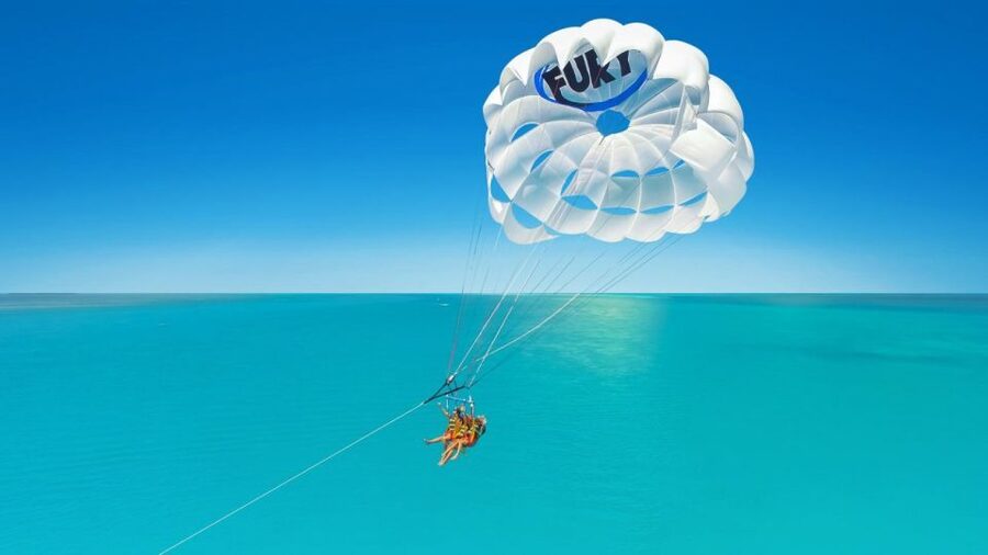 Key West: Parasailing Above the Island Paradise - Taking off from Opal Key Marina
