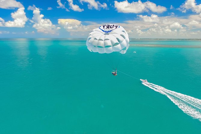 Key West Parasailing Adventure above Emerald Blue Waters - Taking off from 241 Front Street