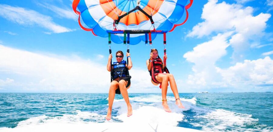 Key West: Ultimate Parasailing Experience - Taking off above Key West