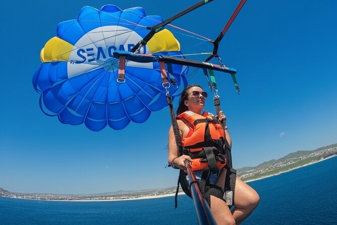 Los Cabos Parasailing Adventure Skybound over Cabo San Lucas Bay - What you see above Cabo San Lucas Bay