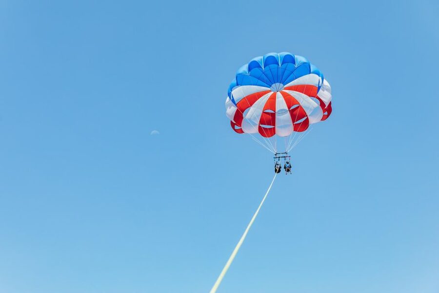 Miami: Parasailing Experience in Biscayne Bay - Takeoff, water dip, and landing on the boat