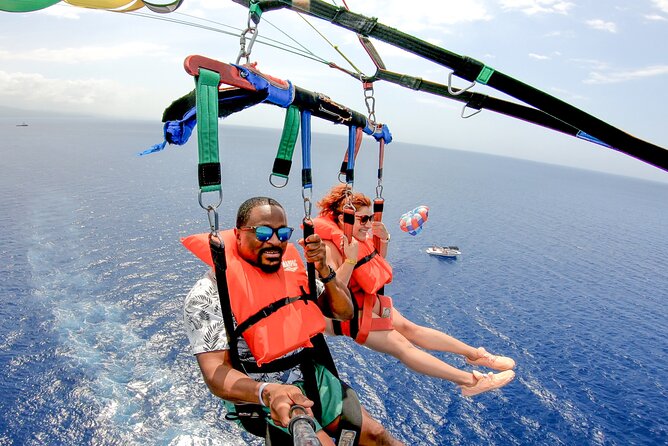 Montego Bay: Jet Car, Jet Ski and Parasailing - Parasailing above Montego Bay