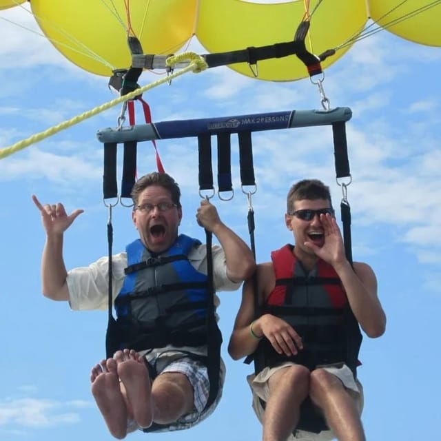 Newport: Island Style Parasail Experience - Taking off from Newport for Narragansett Bay views