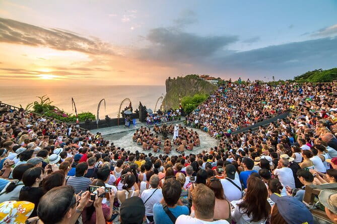 Nusa Dua Parasailing, Jet sky, GWK with Uluwatu Kecak Fire Dance - Uluwatu Temple above Bali’s southern coast