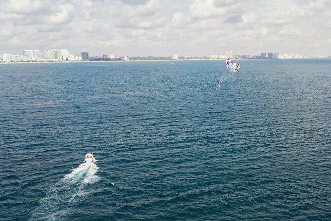 Ocean Parasailing Adventure In Fort Lauderdale, FL - The view from 400 feet above Fort Lauderdale Beach