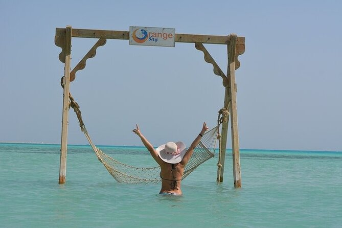 Orange Bay Island, sea trip Parasailing & Water Sports - Hurghada - Orange Bay Island, your main pause on shore