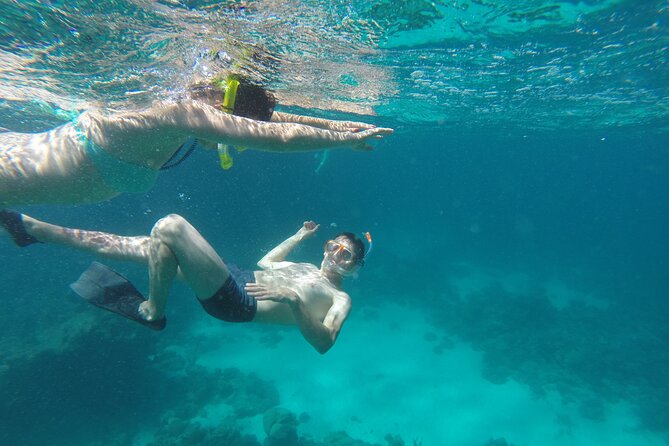 Orange Bay Island Snorkeling Trip with Parasailing - Hurghada - Parasailing above the Red Sea