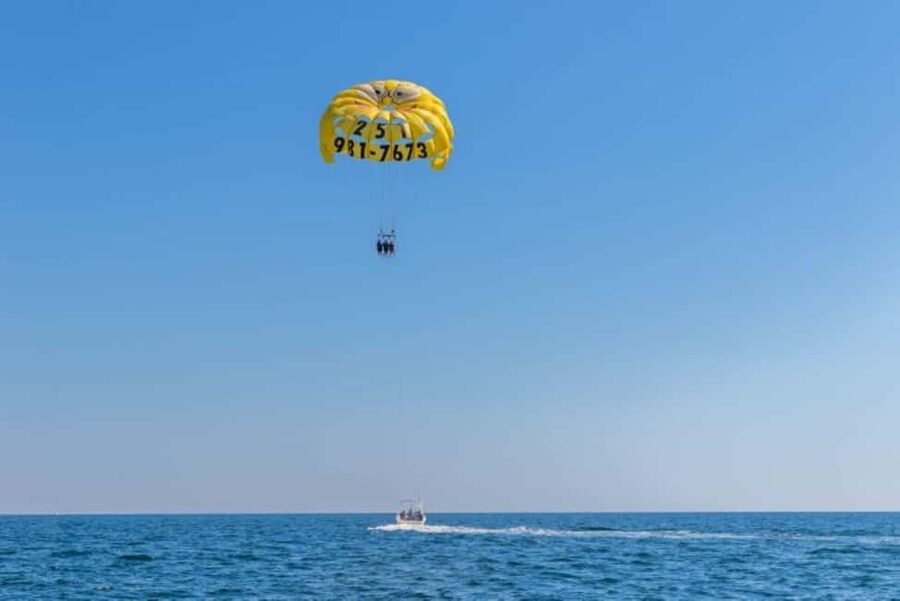 Orange Beach: Parasailing Experience - The Boat Ride Sets Up the Flight