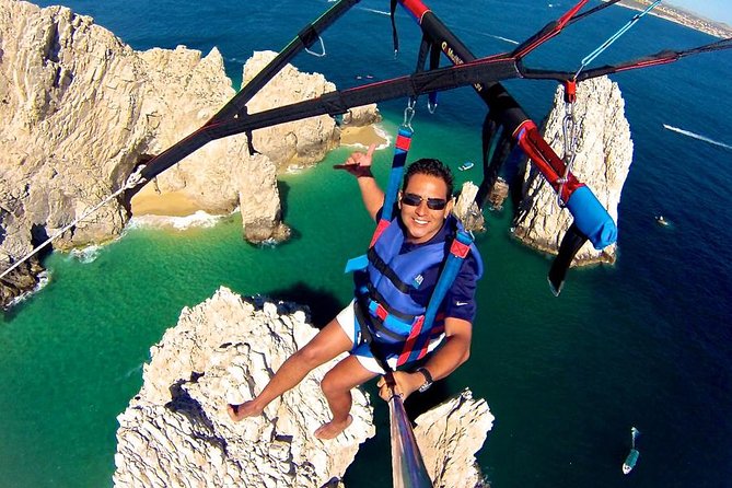 Outdoor Adventure: Parasailing in Los Cabos - The 10-minute flight over Cabo Bay